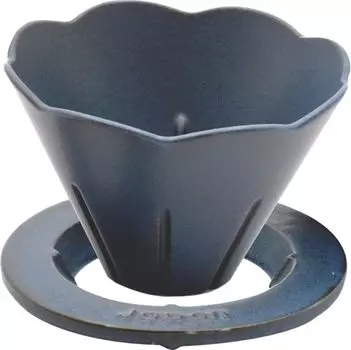 Ceramic Indigo My Coffee Time Coffee Dripper Stand Navy Approximately H8 08443 Size 11.7