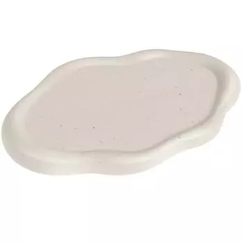 Ceramic Jewelry Tray Decorative Jewelry Dish Tray Cloud Shaped Jewelry Trinket Tray Minimalist Ceramic Trinket Tray Reusable белый
