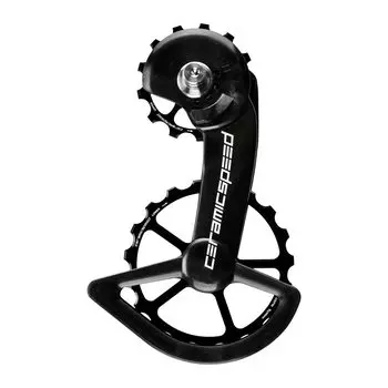 Ceramic Speed Japanese Ceramic Speed Bicycle Ceramic Big Pulley OSPW SHIMANO BLACK COATED Black Coated Bearing [Genuine Product] 9200/8100 13t/19t чёрный