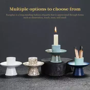 Ceramics Aromatherapy Tray DIY Holy Wooden Pallet Ambience Crafts Living Room Candlestick Desktop Bookshelf Home Decor