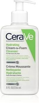 CeraVe Cleansers Purifying Foaming Cream for Normal to Dry Skin TU прозрачный