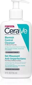 CeraVe Очищающий гель против прыщей Blemish Control для кожи, склонной к акне. TU прозрачный