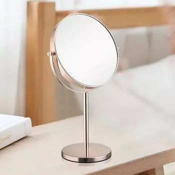 Cerdeco среднего размера, новый цвет, яркий тон, который мгновенно заставит вас почувствовать себя великолепно, настоящее зеркало DX, 5-кратное увеличение, вращение на 360 градусов, настольное зеркало