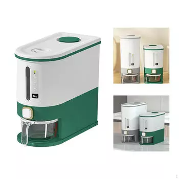 Cereal Storage Bins, Rice Holder Container Gray 6Kg