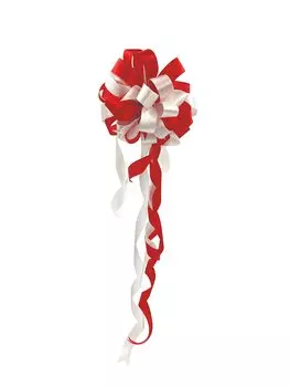 Ceremony microphone ribbon Total length 70 x Width 18 x Thickness 10 cm Easy to install Microphone stand Red and white (large)