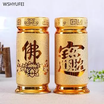 Cermet Incense tube Offering Buddhas in temples Buddhist temple supplies Attract wealth pray for auspiciousness home decoration