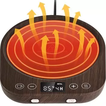 CEROBEAR термоподставка для чашки с датчиком максимальной температуры и гравитации, кружка с автоматической мощностью нагрева, ширина 13 см, подогрев напитков, например, друзей для семьи PSE