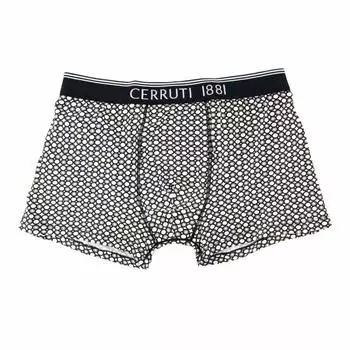 CERRUTI Мужские боксеры из эластичного хлопка с графическим рисунком S серый