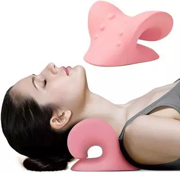 Cervical Spine Stretch Neck Shoulder Relaxer Cervical Muscle Relaxation Shoulder Massage Pillow Spine Correction Neck Massager