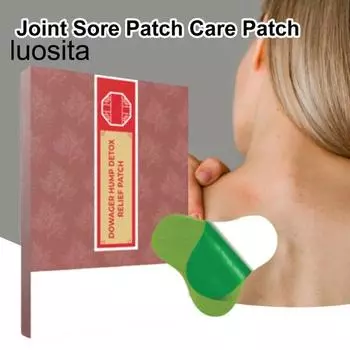 Цервикальный пластырь, 12 шт./кор., мягкий для кожи, снимает болезненность тела, натуральный ингредиент, пластырь из полыни для вдовствующего горба шеи 12pcs