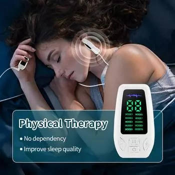 CES Sleep Aid Бессонница Ушной зажим Электротерапевтическое устройство Тревога и беспокойство Боль Сон Мигрень Депрессия Облегчение Головной Инструмент