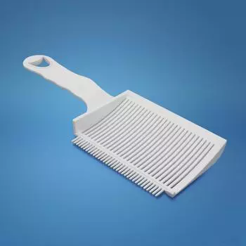 CESTOMEN инструменты для стрижки волос с плоской вершиной, машинка для стрижки волос, парикмахерская расческа, парикмахерская, профессиональная расческа с выцветанием белый