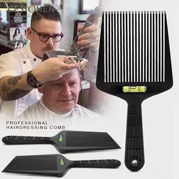 CESTOMEN Мужская расческа с плоским верхом, профессиональная стрижка, двусторонняя парикмахерская расческа для стрижки волос, инструменты для стрижки волос, аксессуары для парикмахерских салонов
