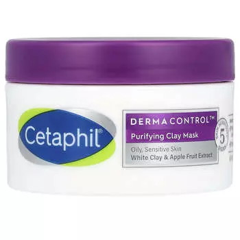 Cetaphil, Derma™ Control, очищающая глиняная маска для красоты, без запаха, 3 унции (85 г)