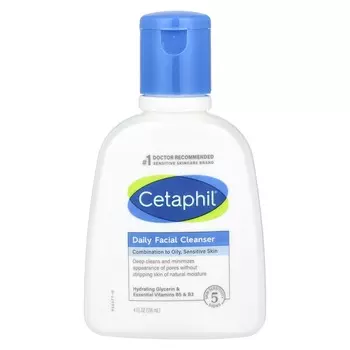 Cetaphil, ежедневное очищающее средство для лица, 4 жидких унции (118 мл)