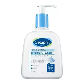 Cetaphil Foaming Cream Cleanser 236 мл Пенящееся очищающее средство для лица Очищение лица Уход за кожей Увлажнение Сухая кожа Чувствительная кожа Гипоаллергенный детский