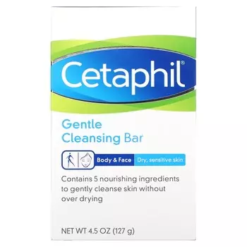 Cetaphil, Gentle Cleansing Bar, 4.5 oz (127 g)