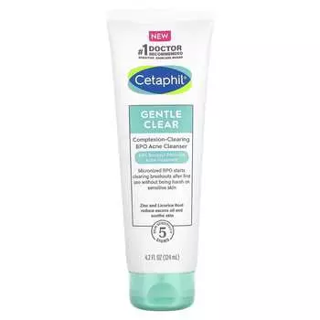 Cetaphil, Gentle Clear, очищающее средство для лица BPO Acne Cleansing, 124 мл (4,2 жидких унции)
