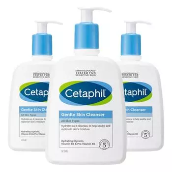 Cetaphil Gentle Skin Cleanser, 473 мл, 3 шт.