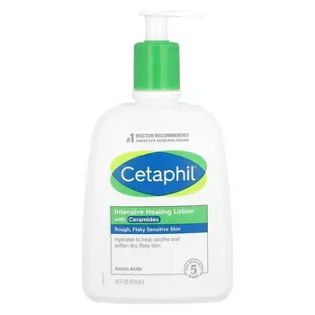 Cetaphil, Интенсивный лечебный лосьон с керамидами, средней консистенции, без запаха, 16 жидких унций (473 мл)