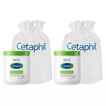 Cetaphil Moisturizing Cream + Pouch Set, 550g, 2 sets