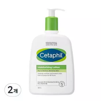 Cetaphil Moisturizing Lotion, 500ml, 2 units
