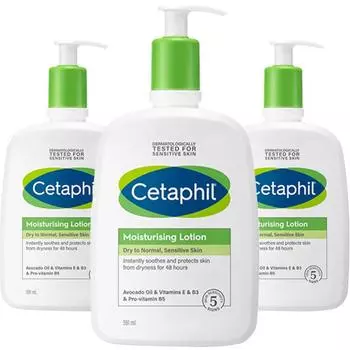 Cetaphil Moisturizing Lotion, 591ml, 3 units