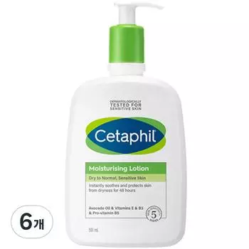 Cetaphil Moisturizing Lotion, 591ml, 6 units