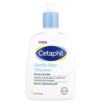 Cetaphil, Мягкое очищающее средство для кожи, без отдушек, 16 жидких унций (473 мл)
