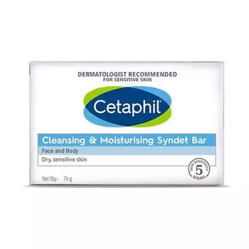 Cetaphil Очищающее и увлажняющее мыло Syndet, 75 г Pack of 1