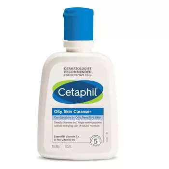 Cetaphil Очищающее средство для жирной кожи Мягкая ежедневная пенка для умывания для жирной кожи, склонной к акне Глубокое очищение Увлажняющий эффект без пересушивания 125 мл