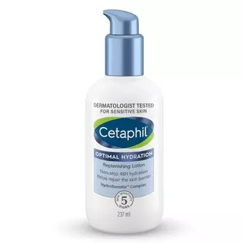 Cetaphil Optimal Hydration Replenishing Body Lotion 237ml Lightweight Moisturizer Non-Greasy for Sensitive Skin