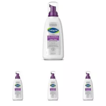 Cetaphil PRO Очищающая пенка для умывания для жирной и склонной к акне кожи 236 мл (Пакет из 4)