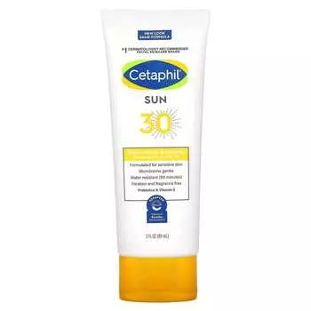 Cetaphil, Солнцезащитный крем с минералами ши, SPF 30, 3 жидких унции (89 мл)