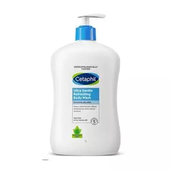 Cetaphil Ультра мягкий гель для душа - освежающий (1L)