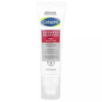 Cetaphil, Устранение покраснений, Ночной увлажняющий крем, 1,7 жидких унций (50 г)