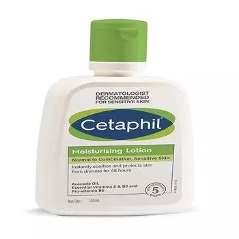 Cetaphil Увлажняющий лосьон для сухой и нормальной, чувствительной кожи | 100 мл| Увлажняющий крем с ниацинамидом, пантенолом| Рекомендуется дерматологом