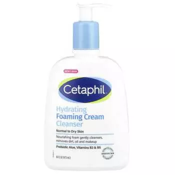 Cetaphil, увлажняющий пенящийся крем-очищающий, 16 жидких унций (473 мл)