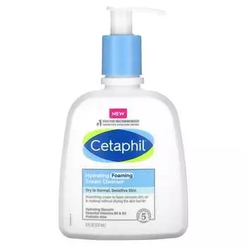 Cetaphil, Увлажняющий пенящийся крем-очищающий, 8 жидких унций (237 мл)