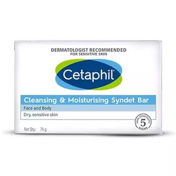 Cetaphil VVF India очищающее и увлажняющее мыло Syndet, 75 г