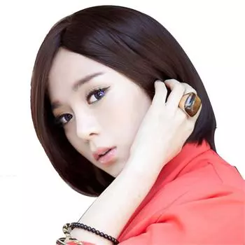 CEXIN японский милый парик боб полный парик короткий парик центр расстались с сеткой сладкий женский