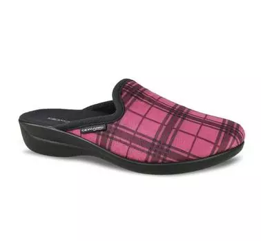 Ceyo Nomi Ramona-9 Зимние женские тапочки в анатомическую клетку в клетку