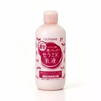 Cezanne dense skin conditioner milk 280ml highly moisturizing ceramide emulsion face whole body large capacity