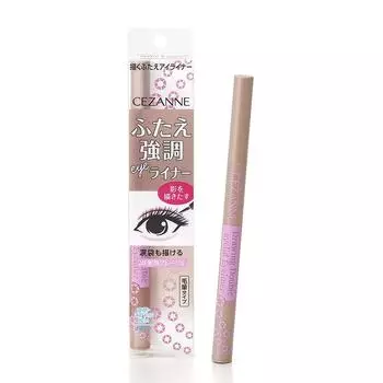 Cezanne Draw Eyeliner 20 Серо-бежевый для теней Жидкая подводка для век, чтобы выделить веки 0,6 мл