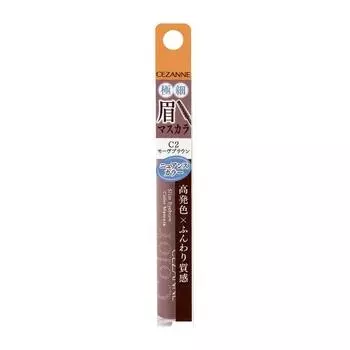 Cezanne Extra Fine Eyebrow Mascara C2 Mauve Brown 4.0g Nuance Color Extra Fine Brush Blood Color