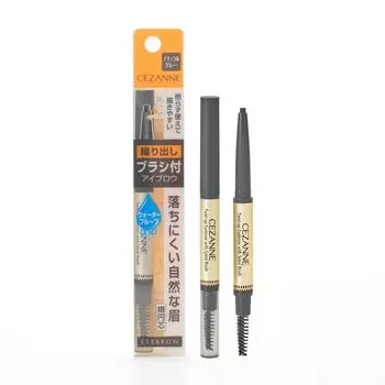 Cezanne Eyebrow Extension with Brush 05 Natural Gray Extension Type Waterproof Gram 0.21g (x 1)