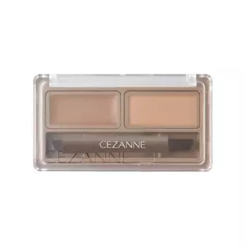 Cezanne Eyebrow Wax & Powder W1 Light Brown 1.9g with brush