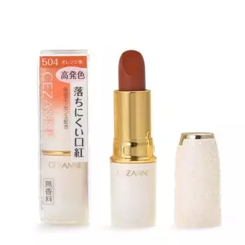 Cezanne Lasting Lip Color N 504 Orange Lipstick 4.2g
