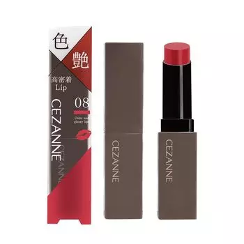 Cezanne Lip Color Shield 08 Cherry Red Gel Film Lip Beautiful Color Hard to Fall 3.7g