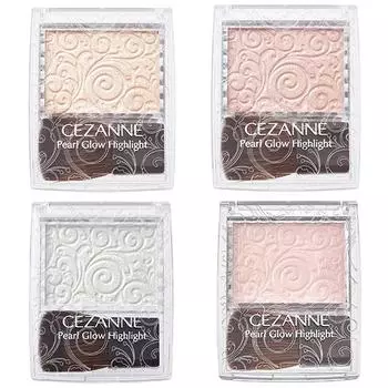CEZANNE Pearl Glow Highlight 01 Шампань-бежевый 02 Розово-бежевый 03 Аврора-мятный 04 Ракушечно-розовый 04 Shell Pink